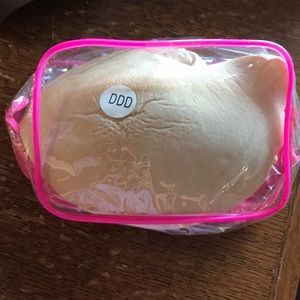 Adhesive backless and strapless bra